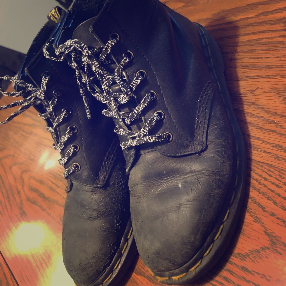 Worn doc martens